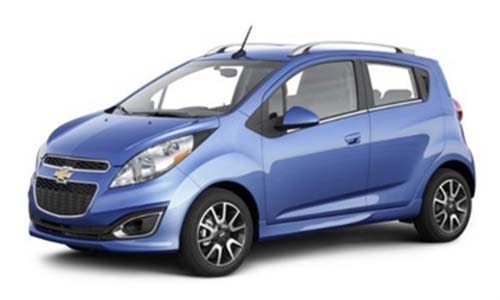 Spirou car rentals at Paros - Chevrolet Spark