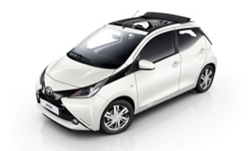 Spirou car rentals at Paros - Toyota Aygo X OPEN TOP